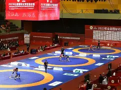 Jiuyou-摔跤赛场再起风云：东城青龙队失利滇池火狐队，赛场气氛火爆节奏掌控在手(2024中国式摔跤俱乐部比赛)